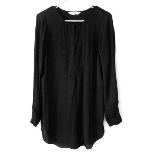 BCBG Silky Black Blouse Small BCBGeneration